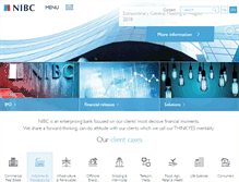 Tablet Screenshot of nibc.com